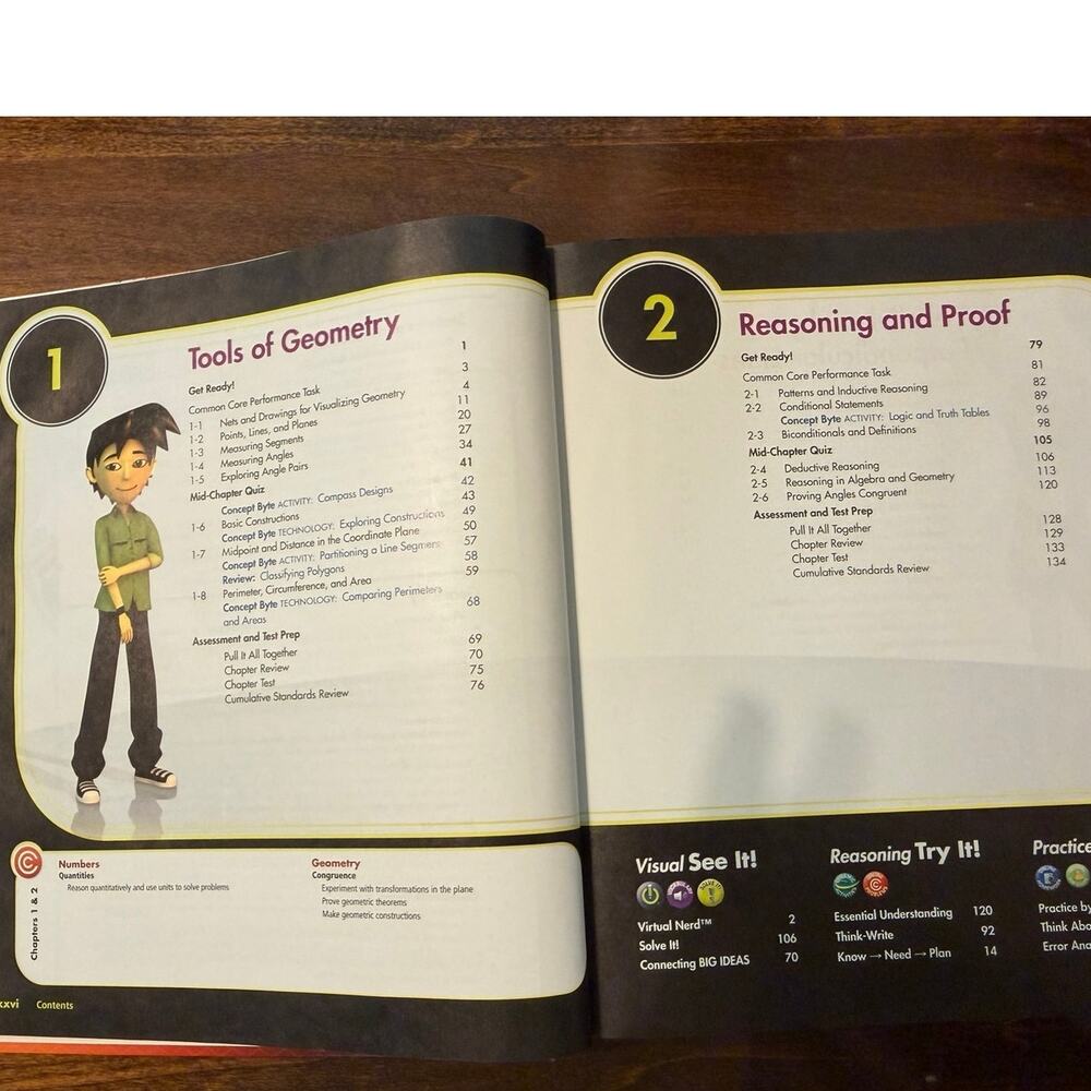 High School Math Geometry Student Edition Textbook Common Core - Picture 7 of 13